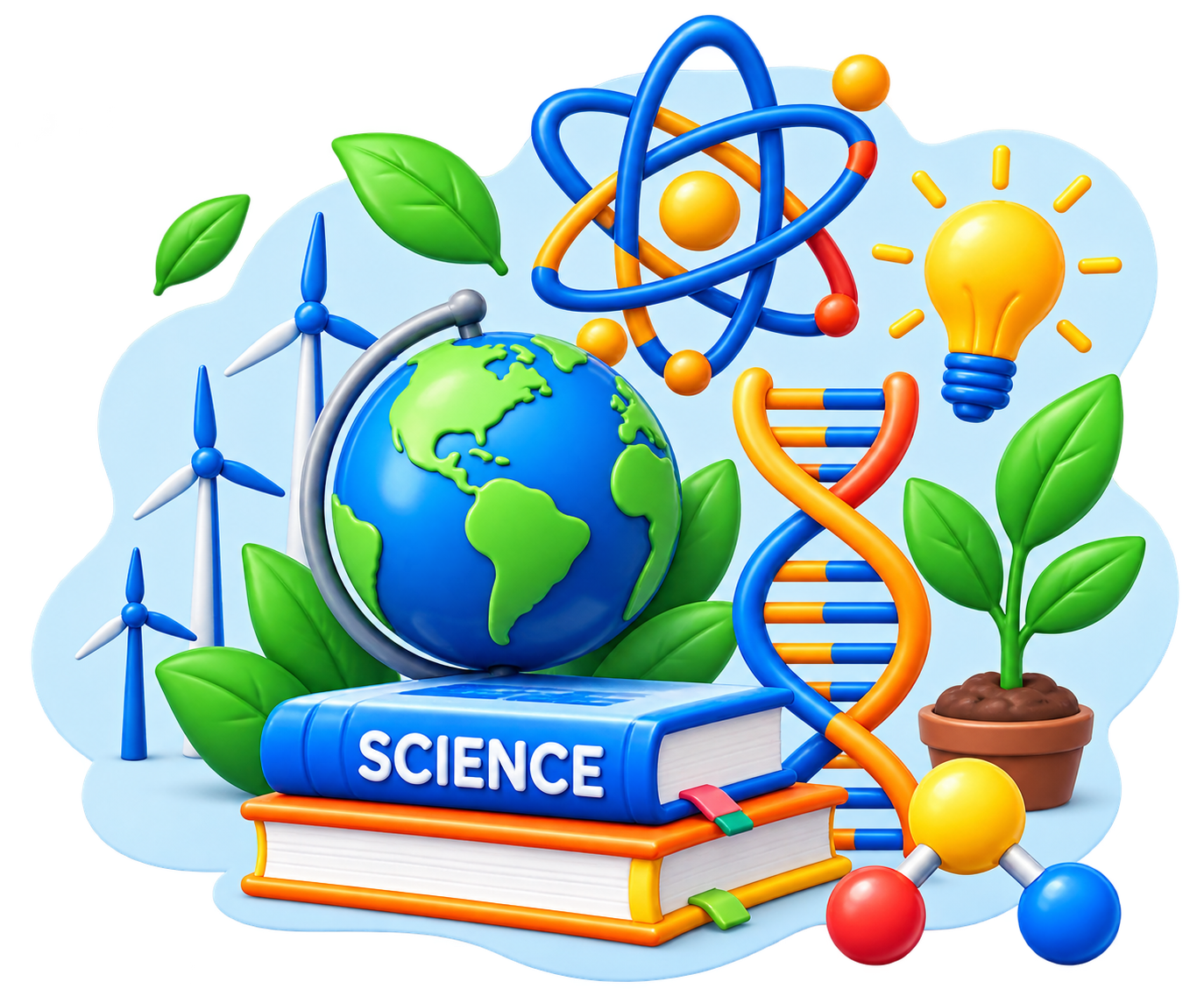 K–10 Science learning illustration